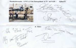 Splitscore  + Timea Autogramm - LIVE at Club Metropolitain !