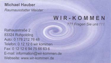 Wir kommen auch zu Ihnen - rufen Sie an ! - www.wir-kommen.de